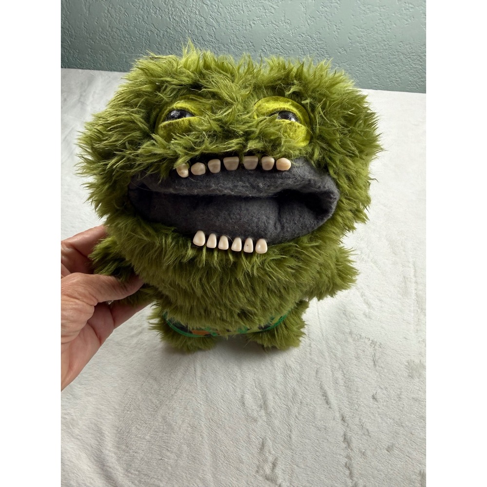 Fuggler Funny Ugly Monster Green Shaggy Plush Toy Camo Underwear Underroo McGoo